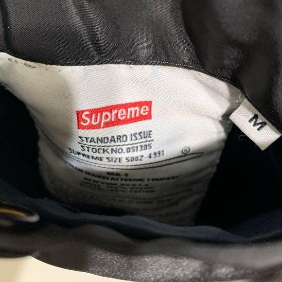 🔥 Supreme Bomber Jacket Reversible Checkered Black Medium - Picture 6 of 6